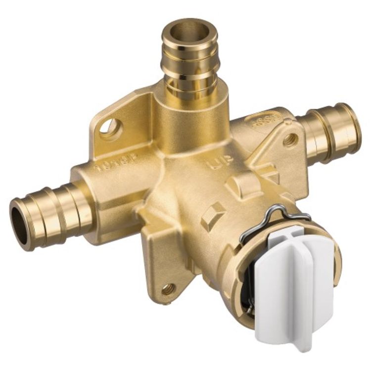 Moen FP62327PF M-Pact Posi-Temp Shower Rough-In Valve, 1/2" CPEX, Pressure-Balancing, Flush Plug