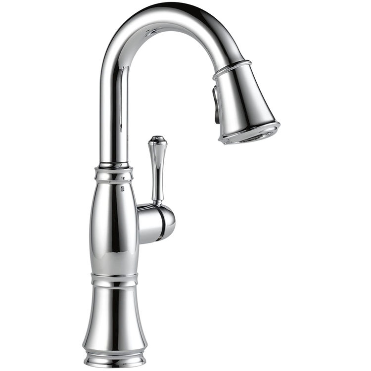 Delta Cassidy Single-Handle Pull-Down Lumicoat Arctic Stainless Kitchen Faucet, 1.8 GPM, Lever Handle, Diamond Seal Technology, Touch2O, ShieldSpray - 9197T-AR-PR-DST