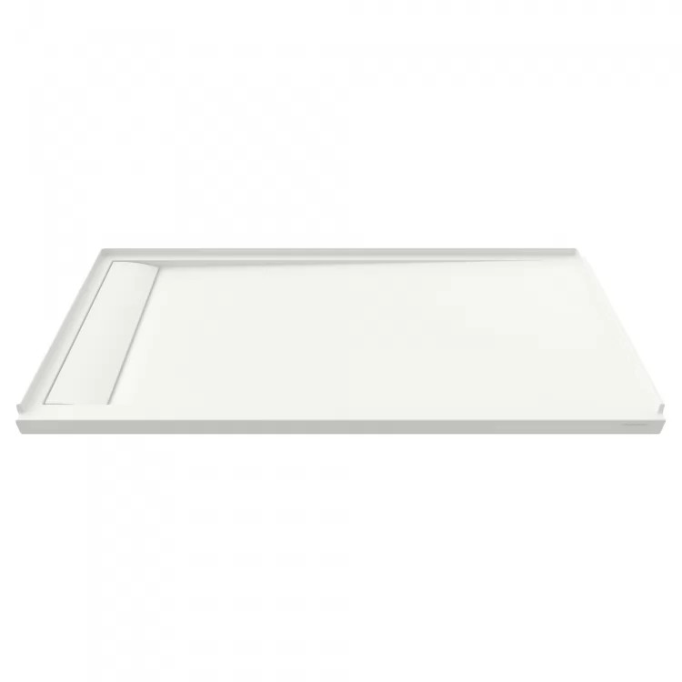 American Standard Townsend 60" x 36" Solid Surface Shower Base, Left Hand, White - 6036SM-LHOL.218