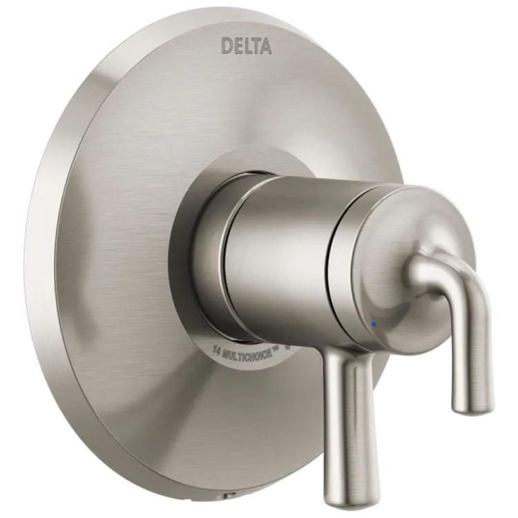Delta Kayra Monitor 17 Series Valve Only Trim, Pressure Balance, Two Lever Handles, ADA-Compliant, Stainless - T17033-SS