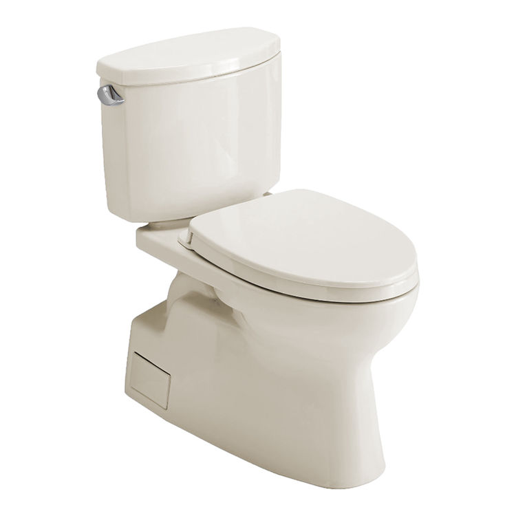TOTO MS474124CEFG#12 Vespin II Two-Piece Toilet, Elongated, 1.28 GPF, Washlet + Connection - Sedona Beige