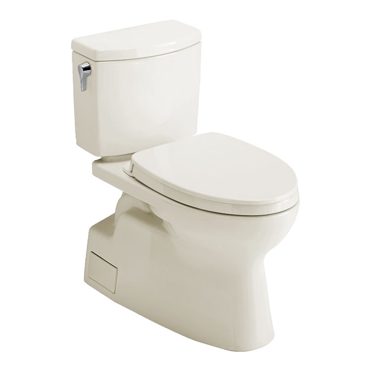 TOTO MS474124CUFG#12 Vespin II 1GTwo-Piece Toilet, Elongated Bowl, 1.0GPF, Washlet + Connection - Sedona Beige
