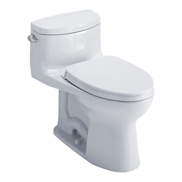 TOTO MS634124CEFG#01 Supreme II One-Piece Elongated Toilet With SoftClose Seat - Cotton White