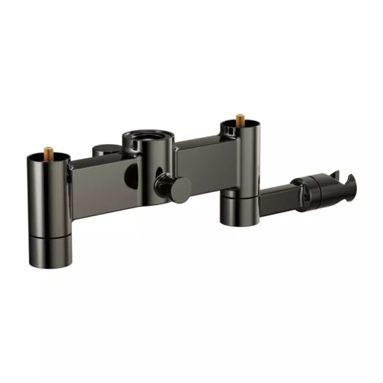 Brizo Two-Handle Tub Filler Body Assembly, Dual-Column Design, Brilliance Black Onyx - T70310-BNXLHP