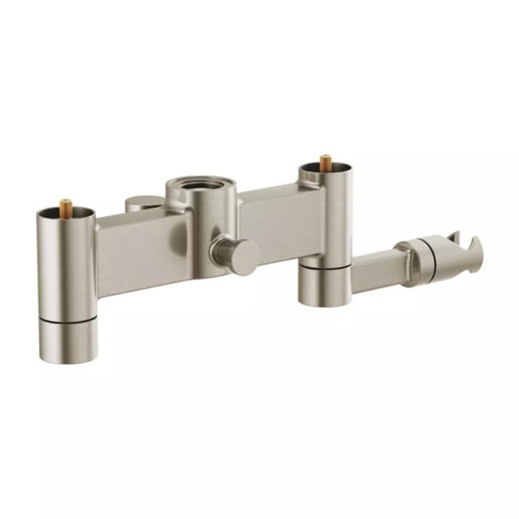 Brizo Two-Handle Tub Filler Body Assembly, Dual-Column Design, Brilliance Luxe Nickel - T70310-NKLHP