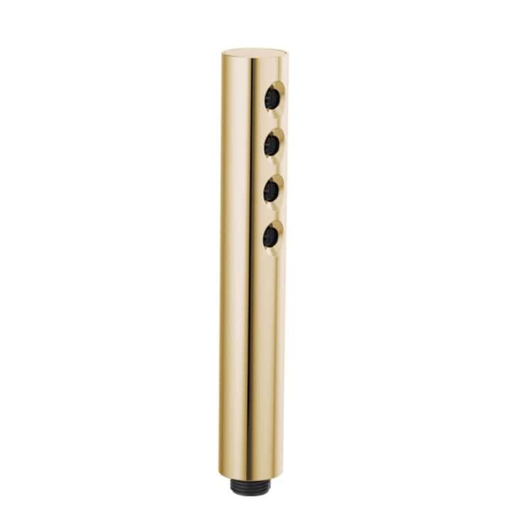 Brizo Odin Single-Function Linear Round Hand Shower with H2Okinetic, Dual-Check Valves, WaterSense, 1.75 GPM, Brilliance Polished Gold - RP73147PG