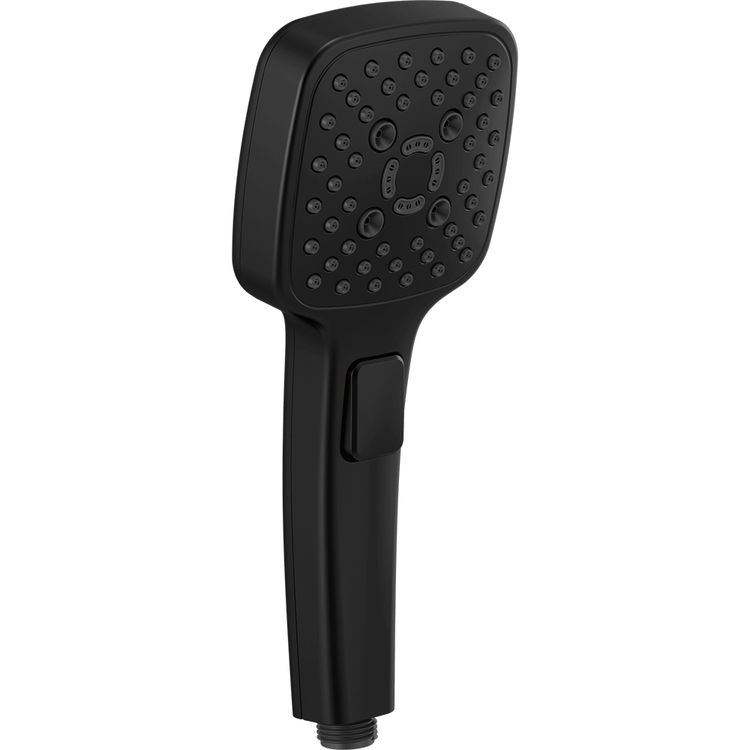 Brizo Essential 4" Four-Function Hand Shower with Dual-Check Valve, WaterSense, 1.75 GPM, Matte Black - 88099-BL