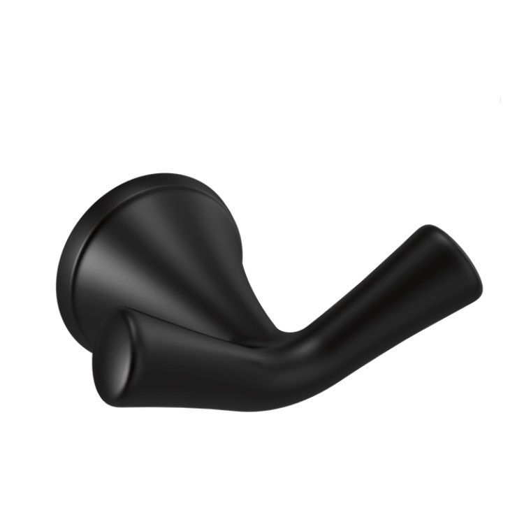 Delta 73335-BL Kayra Double Robe Hook, Matte Black
