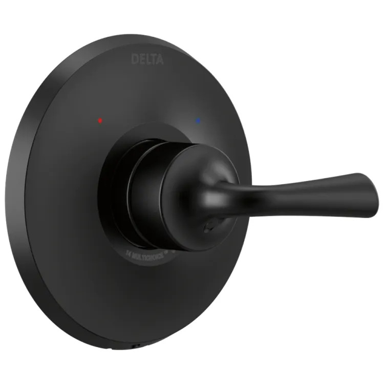 Delta Kayra Monitor 14 Series Pressure Balance Valve Only Trim, Lever Handle, ADA, Matte Black - T14033-BL