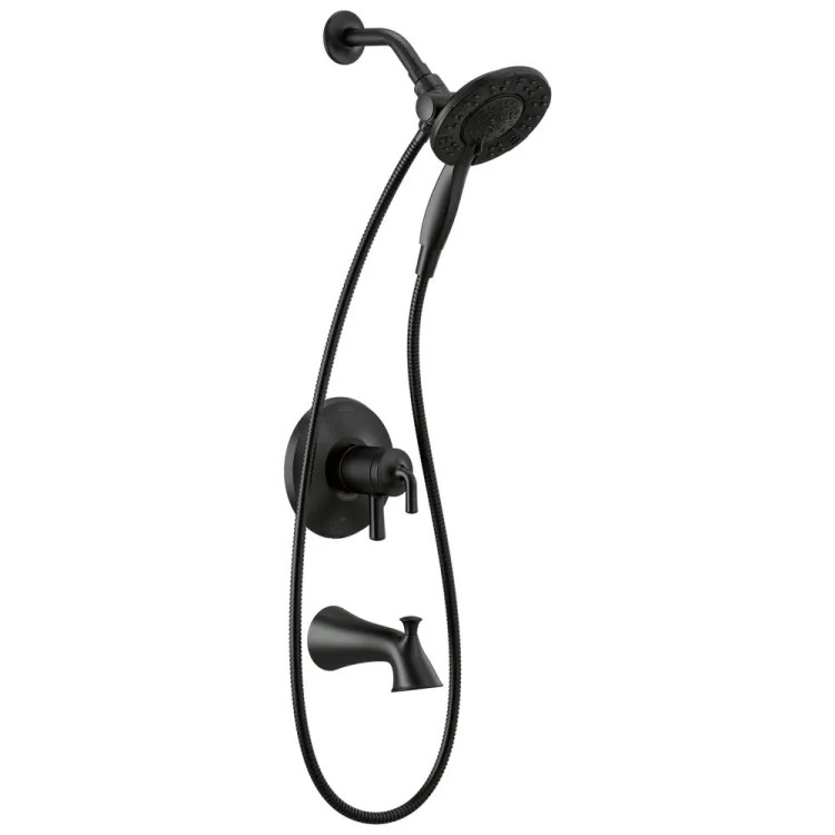 DELTA T17433-BL-I KAYRA TUB/SHOWER W/IN2ITION HANDSHW HEAD