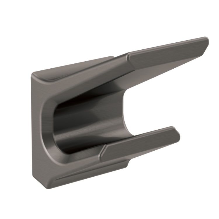 Delta Pivotal Robe Hook, Black Stainless - 79936-KS
