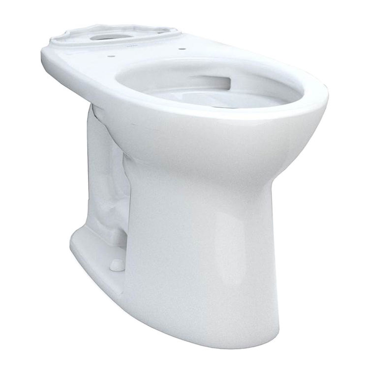 TOTO 21 Drake Elongated Toilet Bowl with CeFiONtect, Cotton White - C776CEG#01 