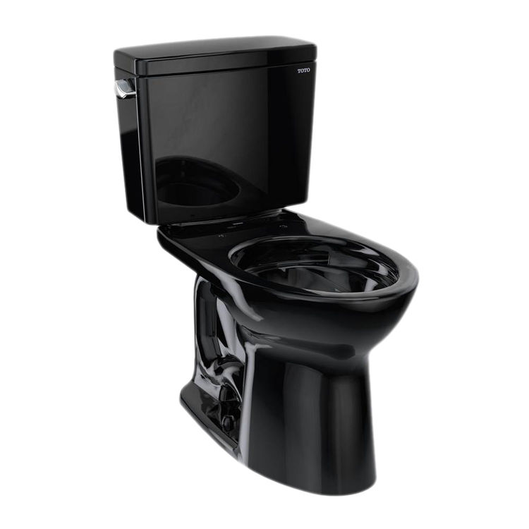 TOTO CST776CSF#51 21 Drake Two-Piece Elongated 1.6 gpf Universal Height - Ebony
