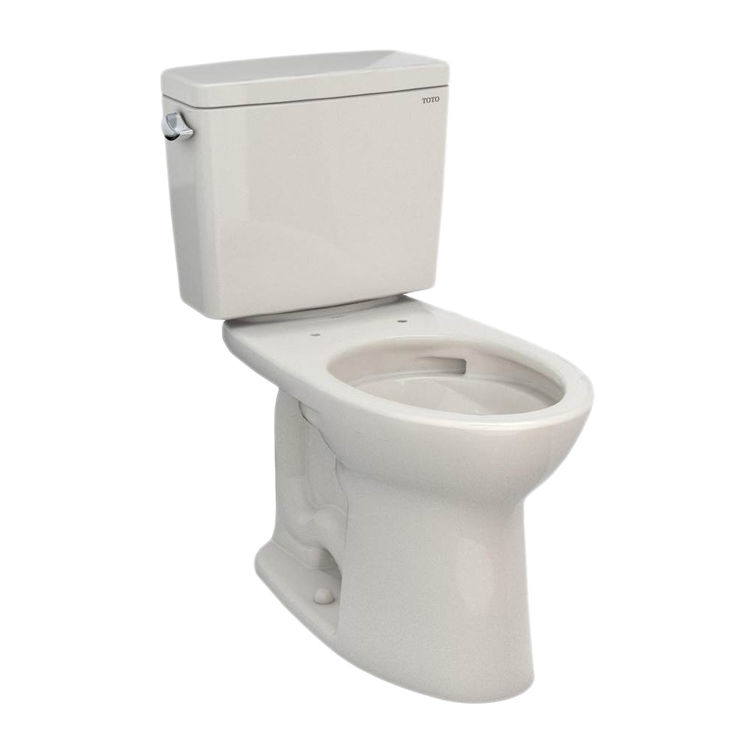 TOTO CST776CSFG#12 21 Drake Two-Piece Elongated 1.6 gpf Universal Height with CeFiONtect - Sedona Beige