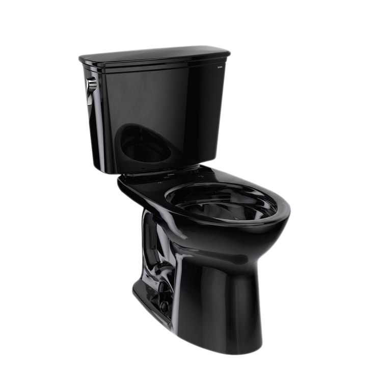 TOTO CST786CEF#51 21 Drake Two-Piece Elongated 1.28 gpf Universal Height - Ebony