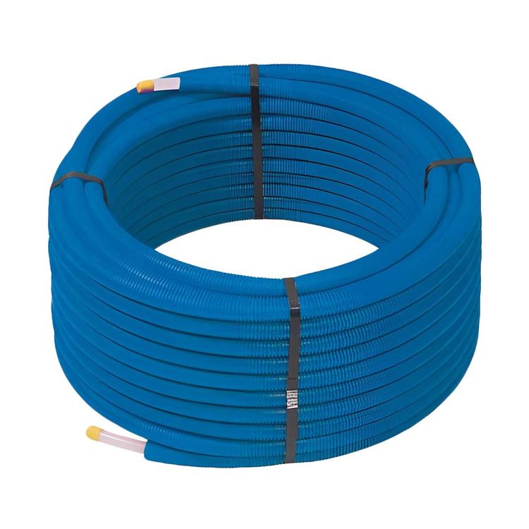 3/4" PEX Tubing Roll, 300 feet - White Pipe/Blue Sleeve