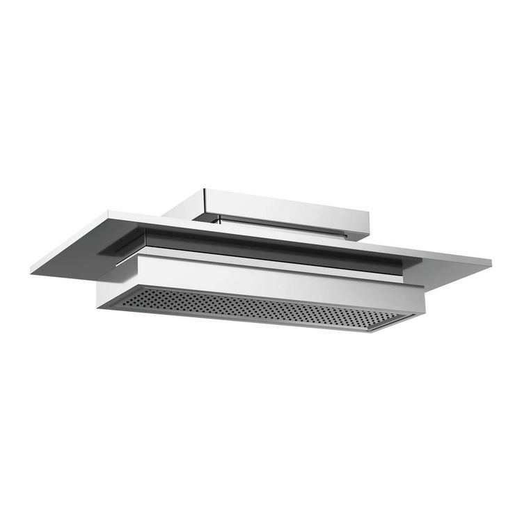 Brizo Frank Lloyd Wright 21in Raincan Shower Head with Integrated LED Lighting, Single-Function, Canopy Spray, 1.75 GPM, Chrome - 81422-PC