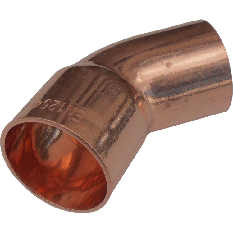 1/2 Inch Copper 45 Degree Street Elbow