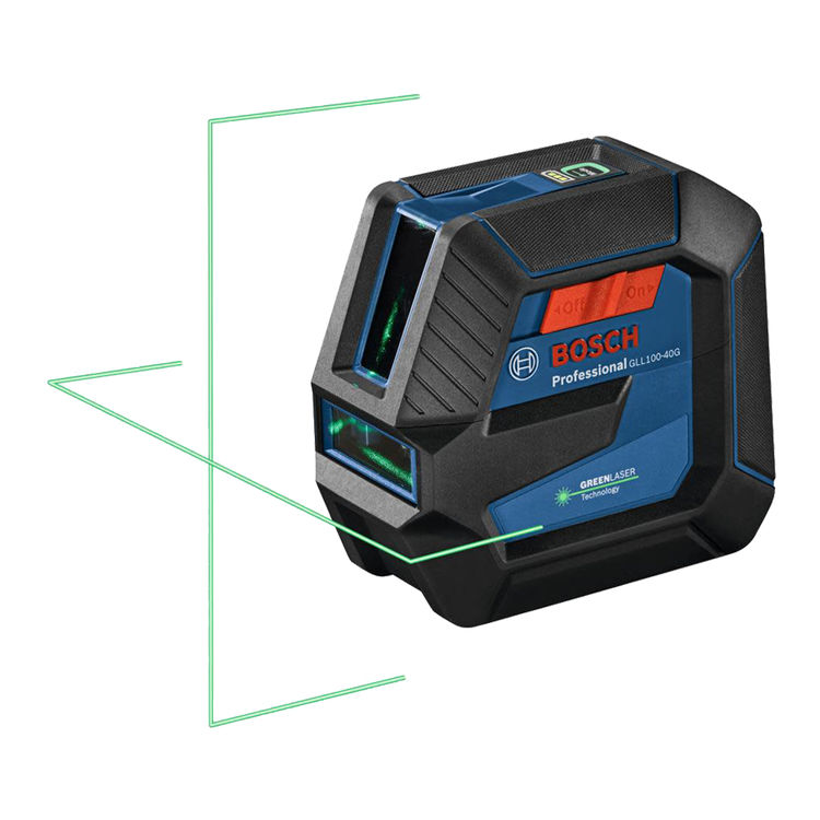 Bosch GLL100-40G Green-Beam Self-Leveling Cross-Line Laser, 100'