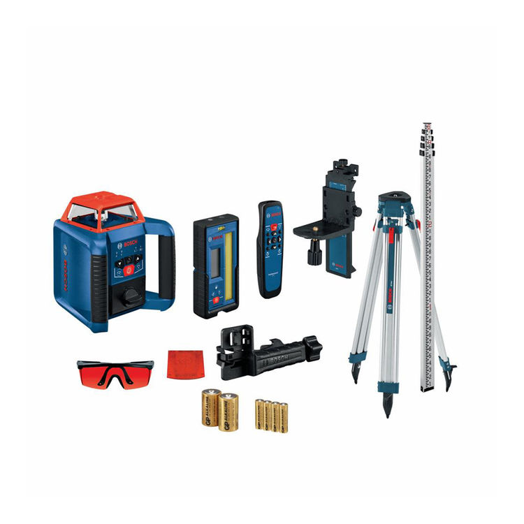Bosch GRL2000-40HVK REVOLVE2000 Horizontal/Vertical Self-Leveling Rotary Laser Kit - 2000 Ft.