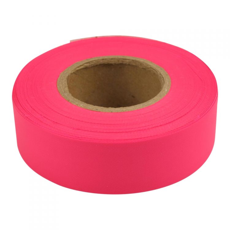 CH Hanson Red Fluorescent  Flagging Tapes, 1-3/16in x 150ft - 17002