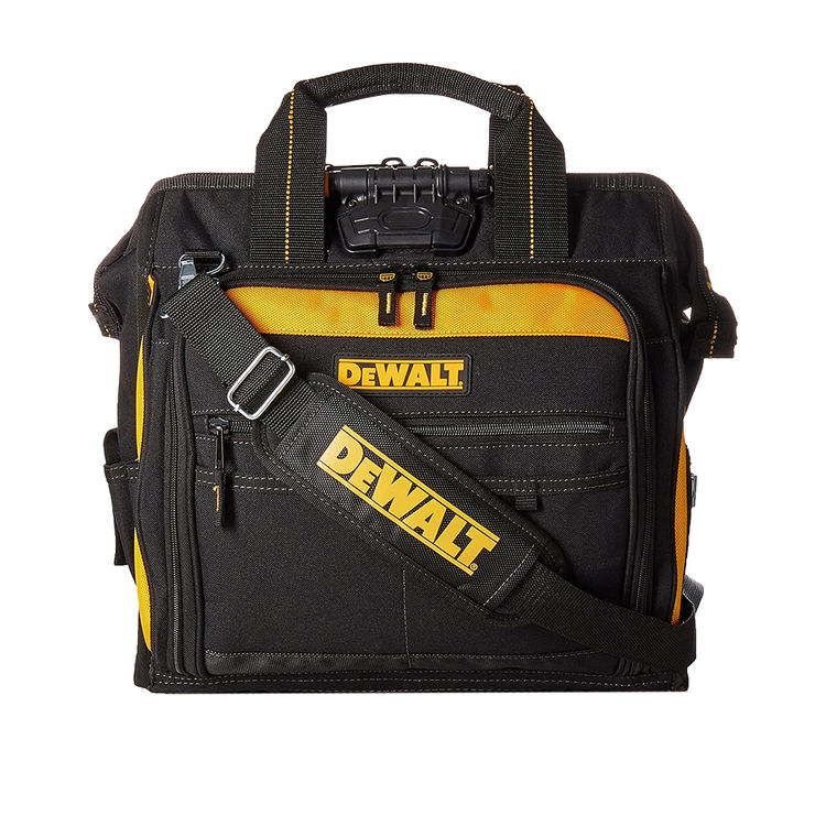 Custom LeatherCraft 41-pocket, Lighted Technician's Tool Bag - DGL573