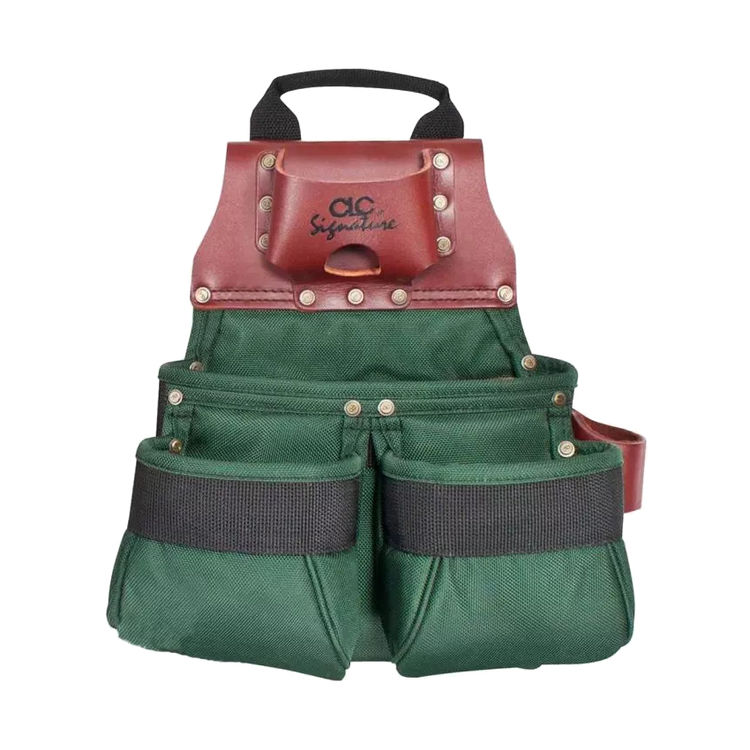 Custom LeatherCraft 10-Pocket Nylon Nail And Tool Bag - 51838