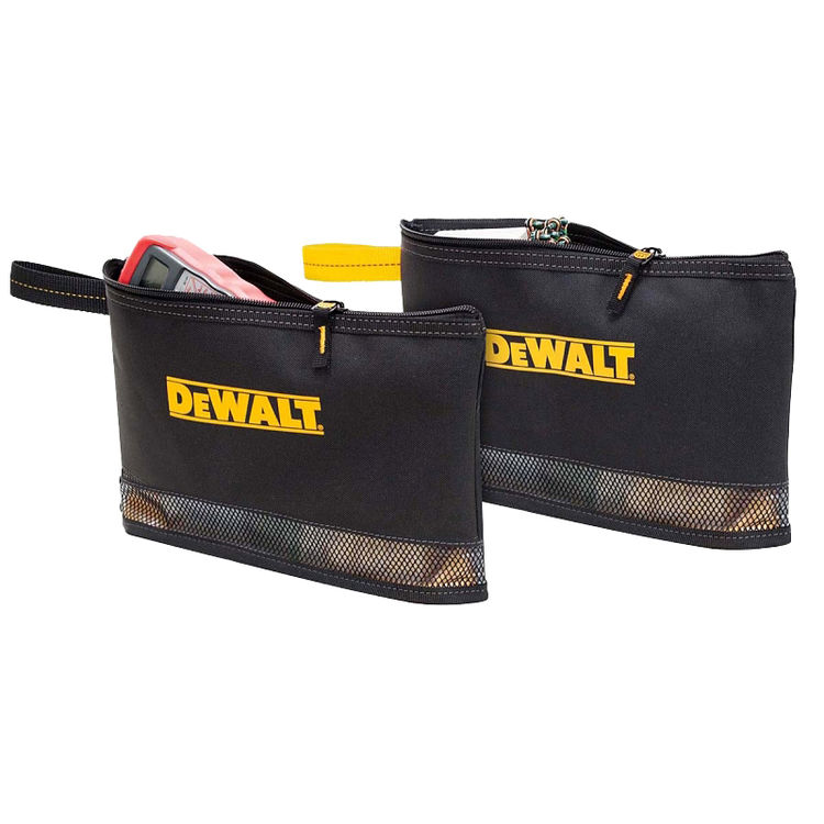 Custom LeatherCraft Black Multi-Purpose Zip Bags - DG5102