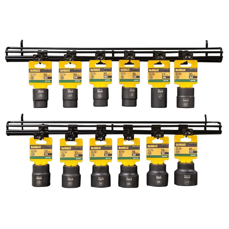 DEWALT 3/4" Drive, Metric Deep Impact Socket Set, 12-Pieces - DWMT80742 
