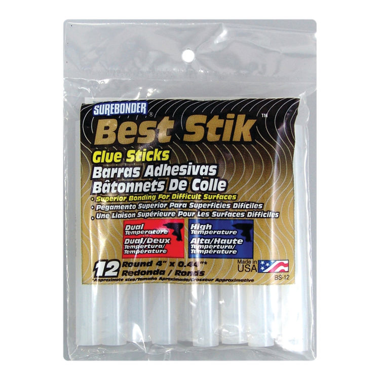 FPC 4-inch Best Stik Hot Melt, All Purpose Glue Stick- BS-12