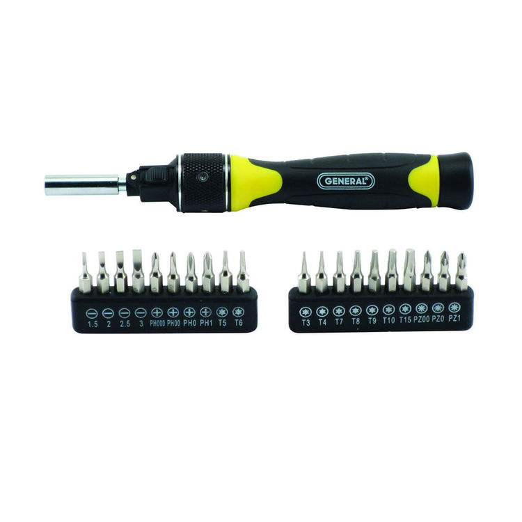 General Tools 21-piece Express Ratcheting Screwdriver - 70210