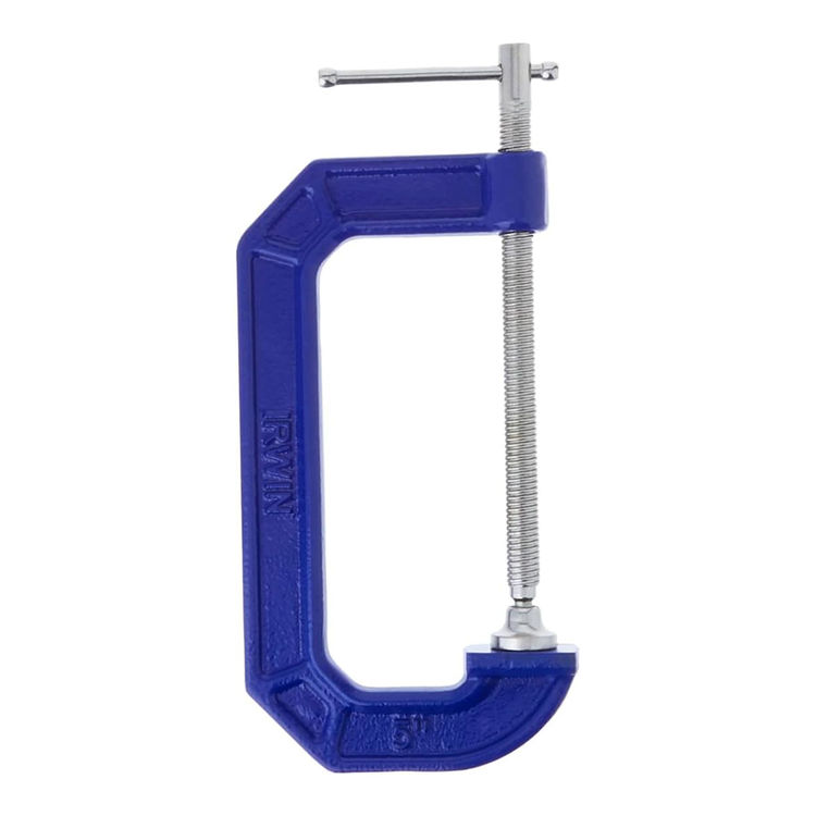 IRWIN 10 lbs. 5-Inch Steel Blue Body  C-Clamp - 225105