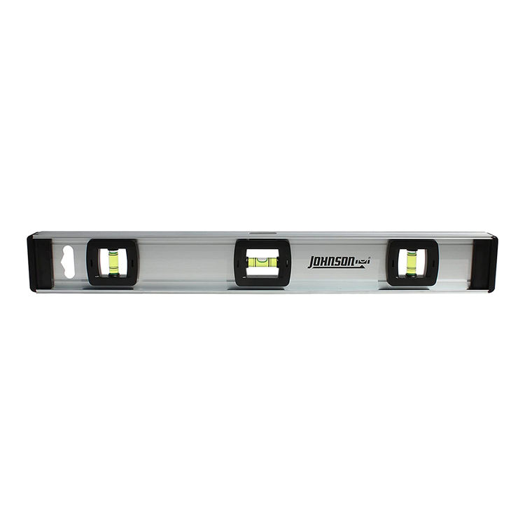 Johnson 18-Inch Level With Rule, Aluminum - 1300-1800