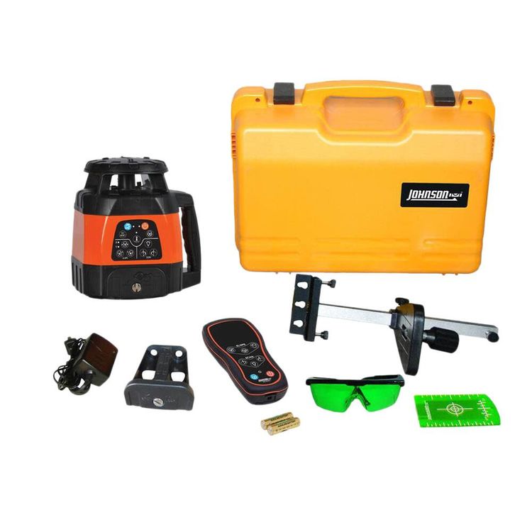 Johnson Electronic Self-Leveling Horizontal and Vertical Rotary Laser - 40-6544