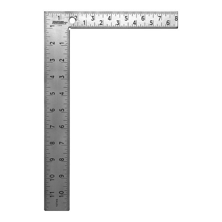 Johnson 8x12-Inch Steel Frame Carpenter's Square - CS10 