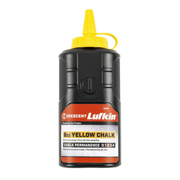 Crescent Lufkin 8oz. Yellow Chalk Refill - CB08Y