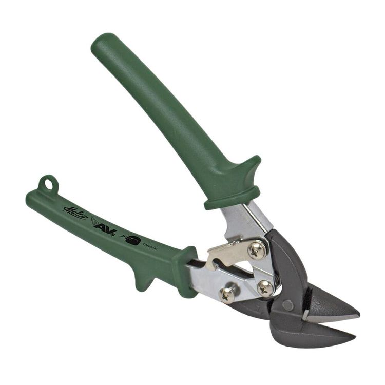 Malco Right Cutting, Offset, Mini Aviation Snip - AVM7 EV
