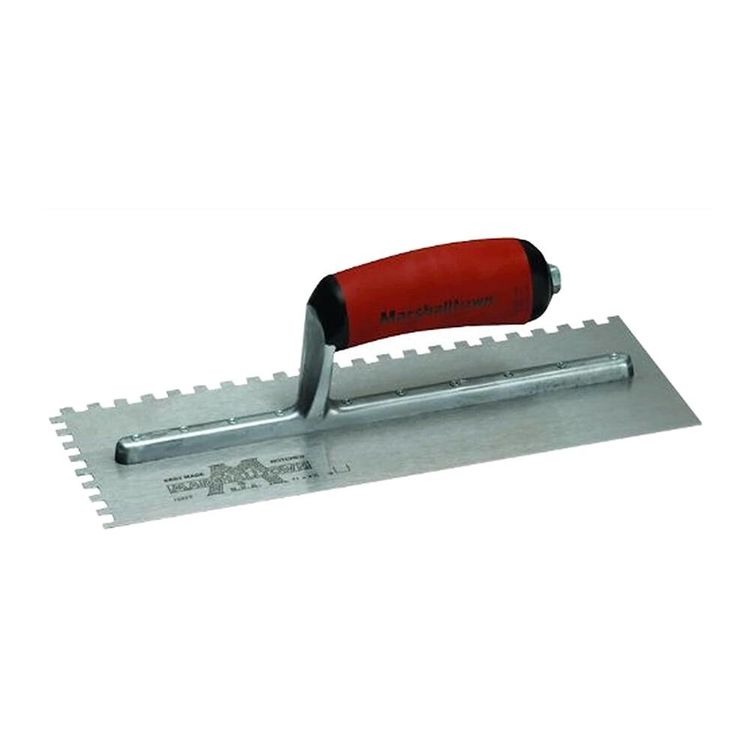 Marshalltown Square Notched Trowel with DuraSoft Handle - 702SD