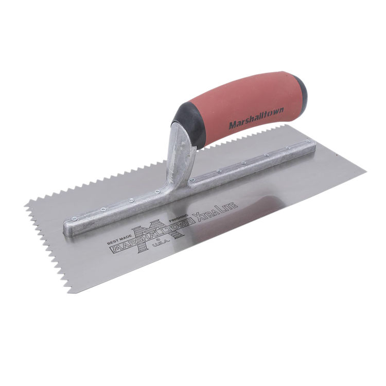 Marshalltown Curved Handle V Notch Trowel - 780SD