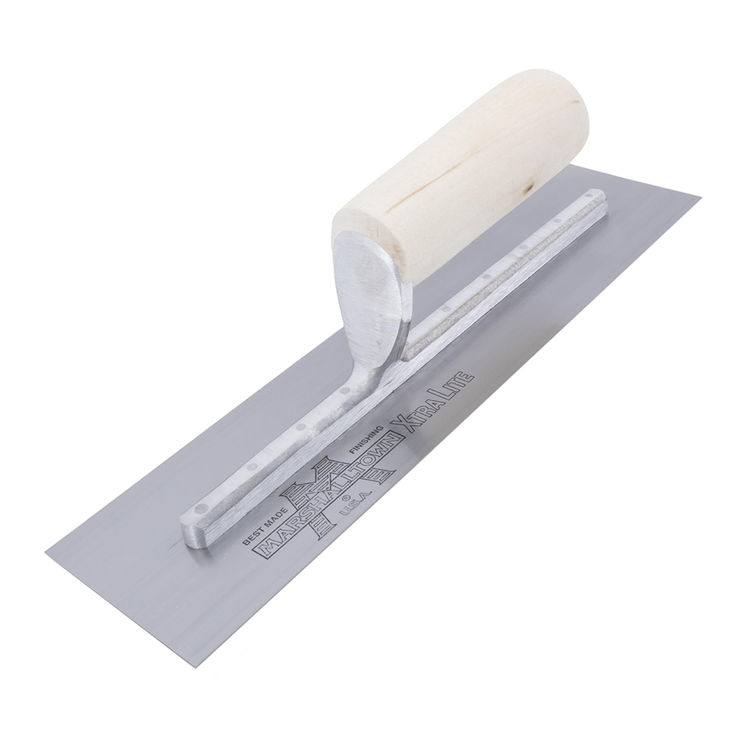 Marshalltown 12-inch x 4-inch Straight Handle Finishing Trowel - MX62