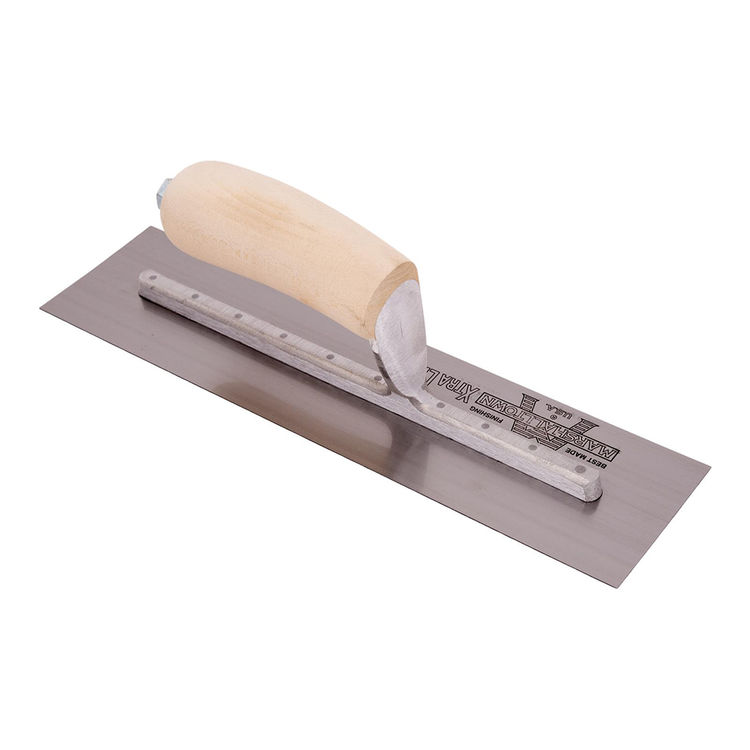 Marshalltown 12-inch x 3-inch Straight Handle Finishing Trowel- MXS56