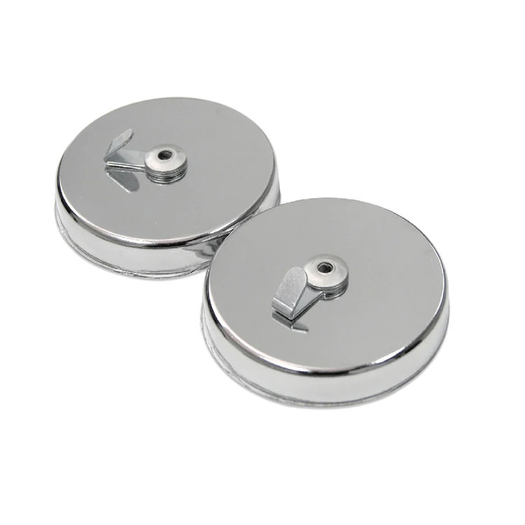 Master Magnetics 2-Piece Magnetic Hooks for Decors, with 35lbs Holding Capacity - 07254