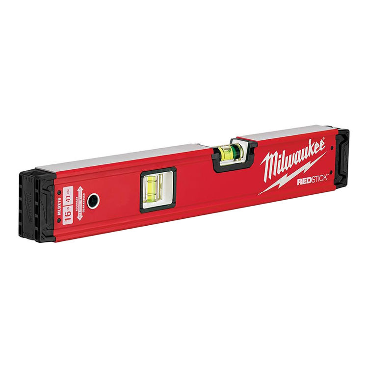 Milwaukee REDSTICK 16" Box Level, with SHARPSITE Vial Technology - MLBX16
