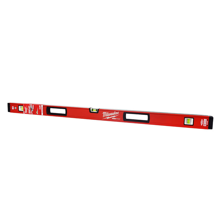 Milwaukee REDSTICK 48" Magnetic Box Level, with SHARPSITE Vial Technology - MLBXM48