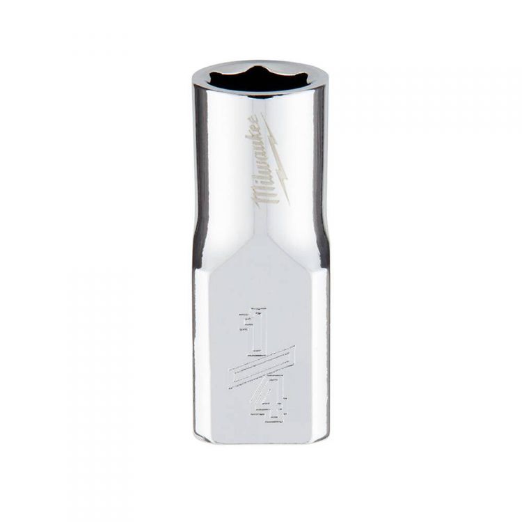 Milwaukee 1/4" x 1/4" 6-Point Chrome Socket - 45-34-9003
