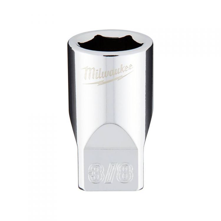 Milwaukee 1/4" x 3/8" 6-Point Chrome Socket - 45-34-9007