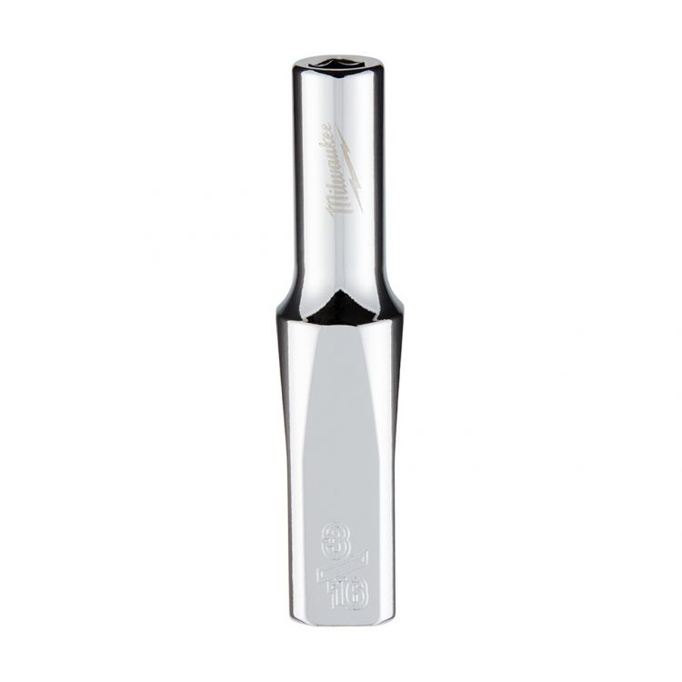 Milwaukee 1/4" x 3/16" 6-Point Chrome Deep Socket - 45-34-9012