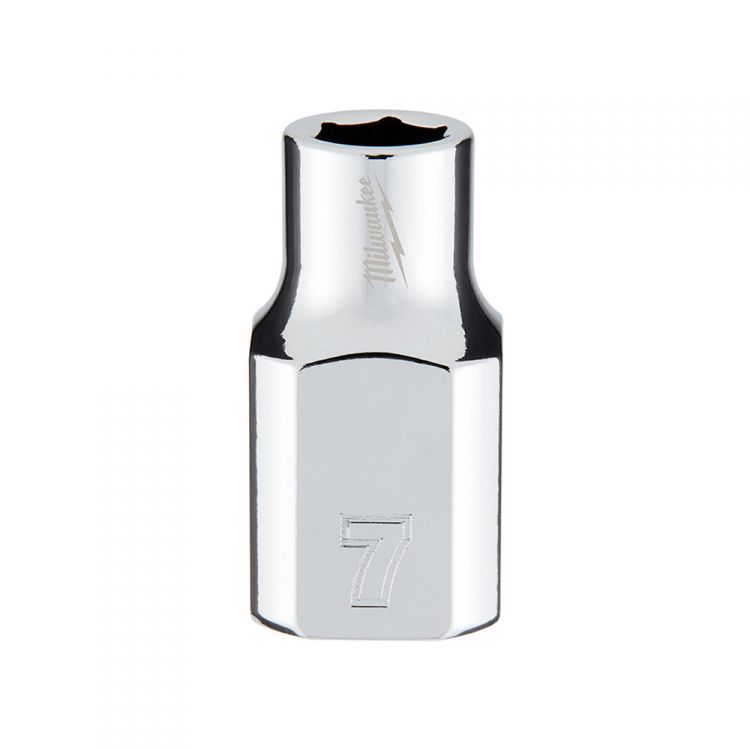 Milwaukee 3/8" x 7mm 6-Point Chrome Socket - 45-34-9077