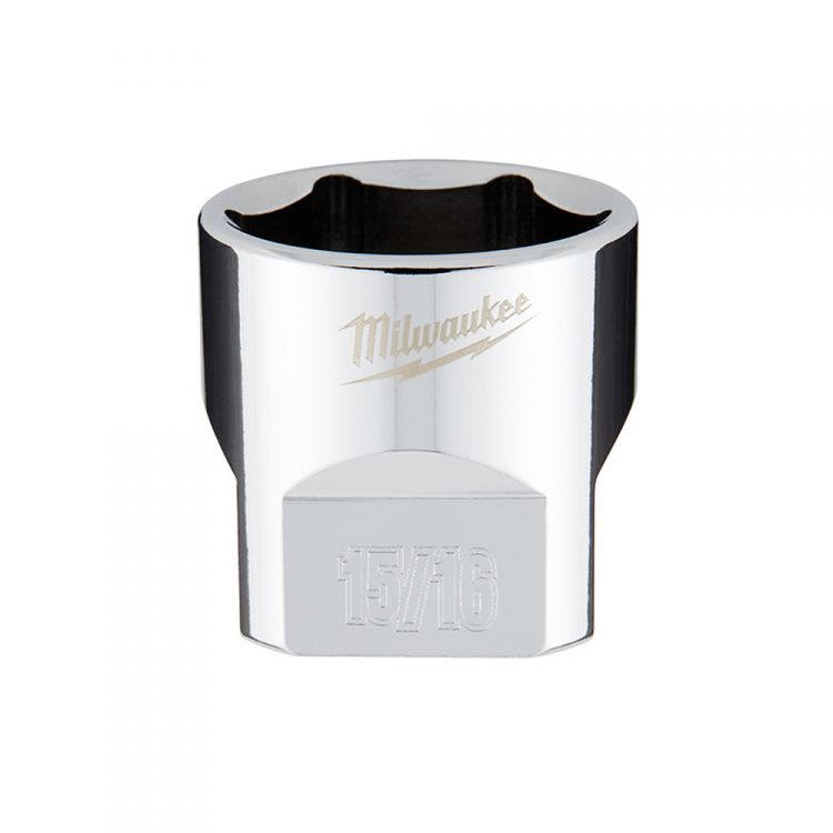 Milwaukee 3/8" x 15/16" 6-Point Chrome Socket - 45-34-9071