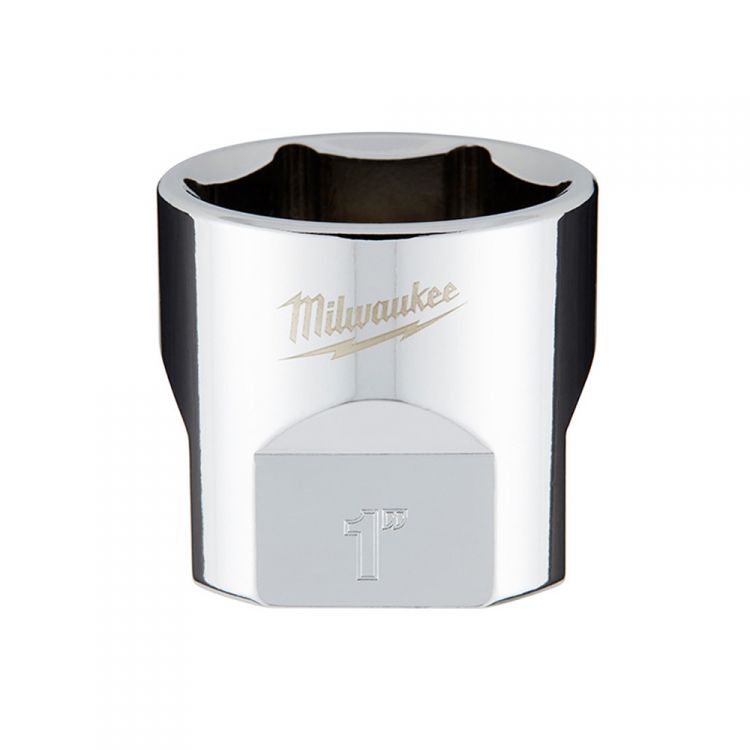 Milwaukee 3/8" x 1" 6-Point Chrome Socket - 45-34-9072